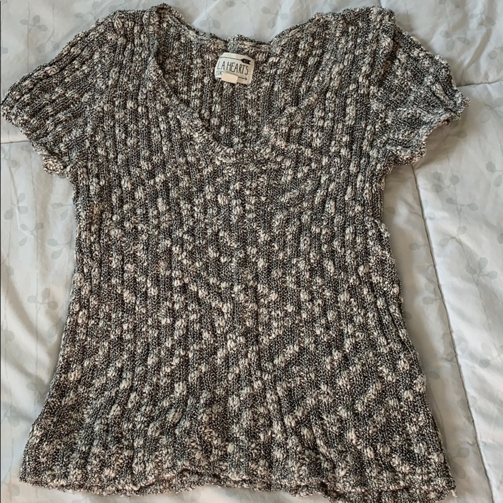 Knit sweater. Short sleeve. LA Hearts from Pacsun.